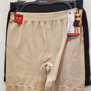 NWT Skinnygirl Shapers 2 Pack Shaping Slip Shorts